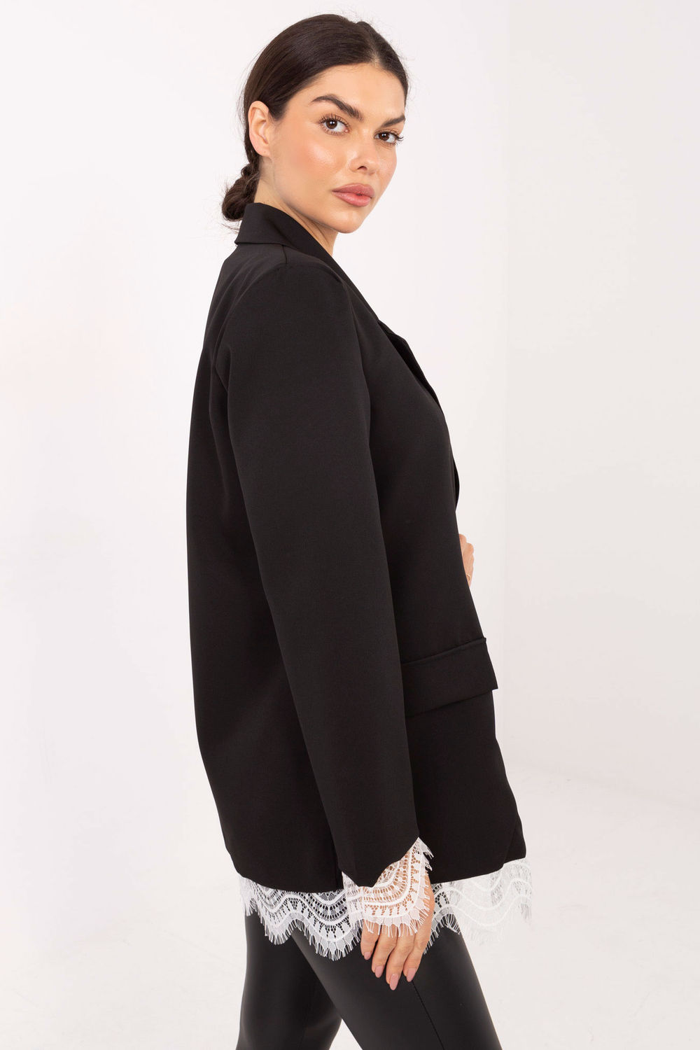 Marynarka Model IT-MA-FL9916.02P Black - Italy Moda - obrazek 3