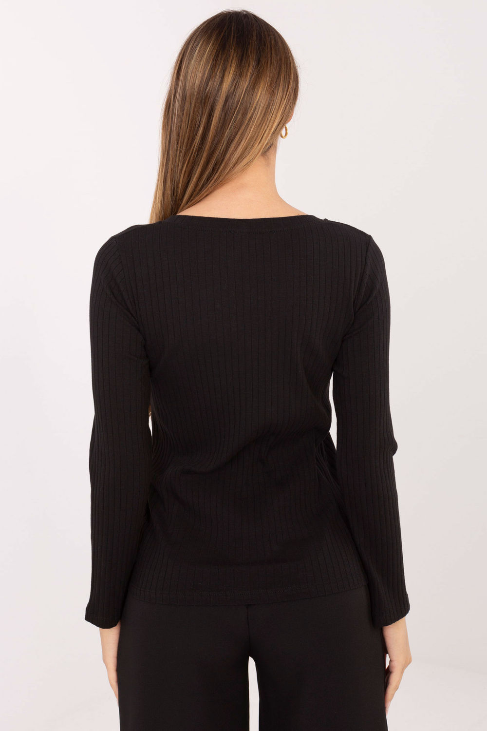 Bluzka Model RV-BZ-A1045.99 Black - Rue Paris - obrazek 3
