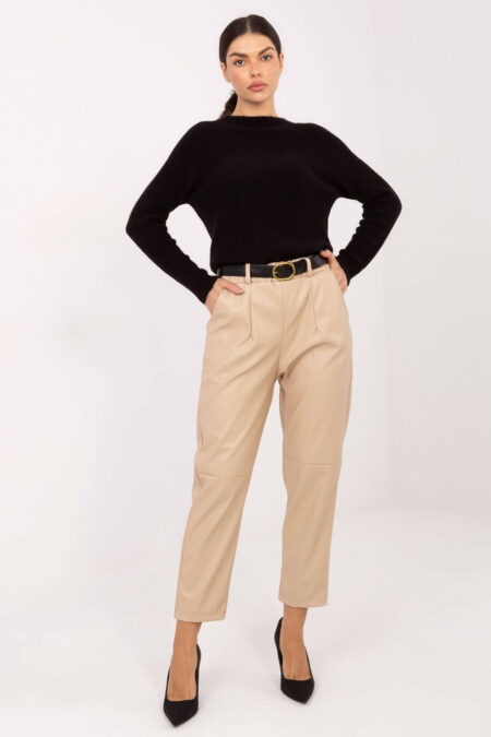 Spodnie Damskie Model IT-SP-FL8576.06P Light Camel - Rue Paris