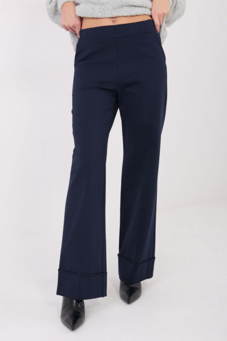 Spodnie Damskie Model IT-SP-FL9877.64 Navy - Rue Paris