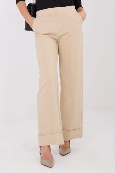 Spodnie Damskie Model IT-SP-FL9877.64 Beige - Rue Paris