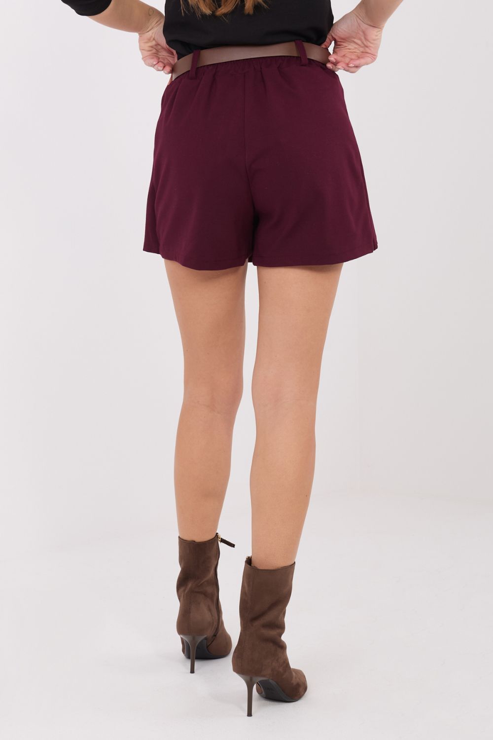 Spodnie Spódnicospodenki Model IT-SN-FL8757.52 Bordo - Rue Paris - obrazek 4