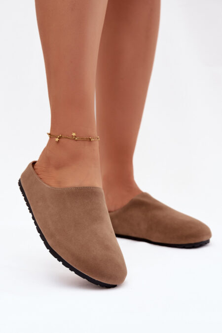 Kapcie Model Kalvess WCT255300-7 Khaki - Step in style