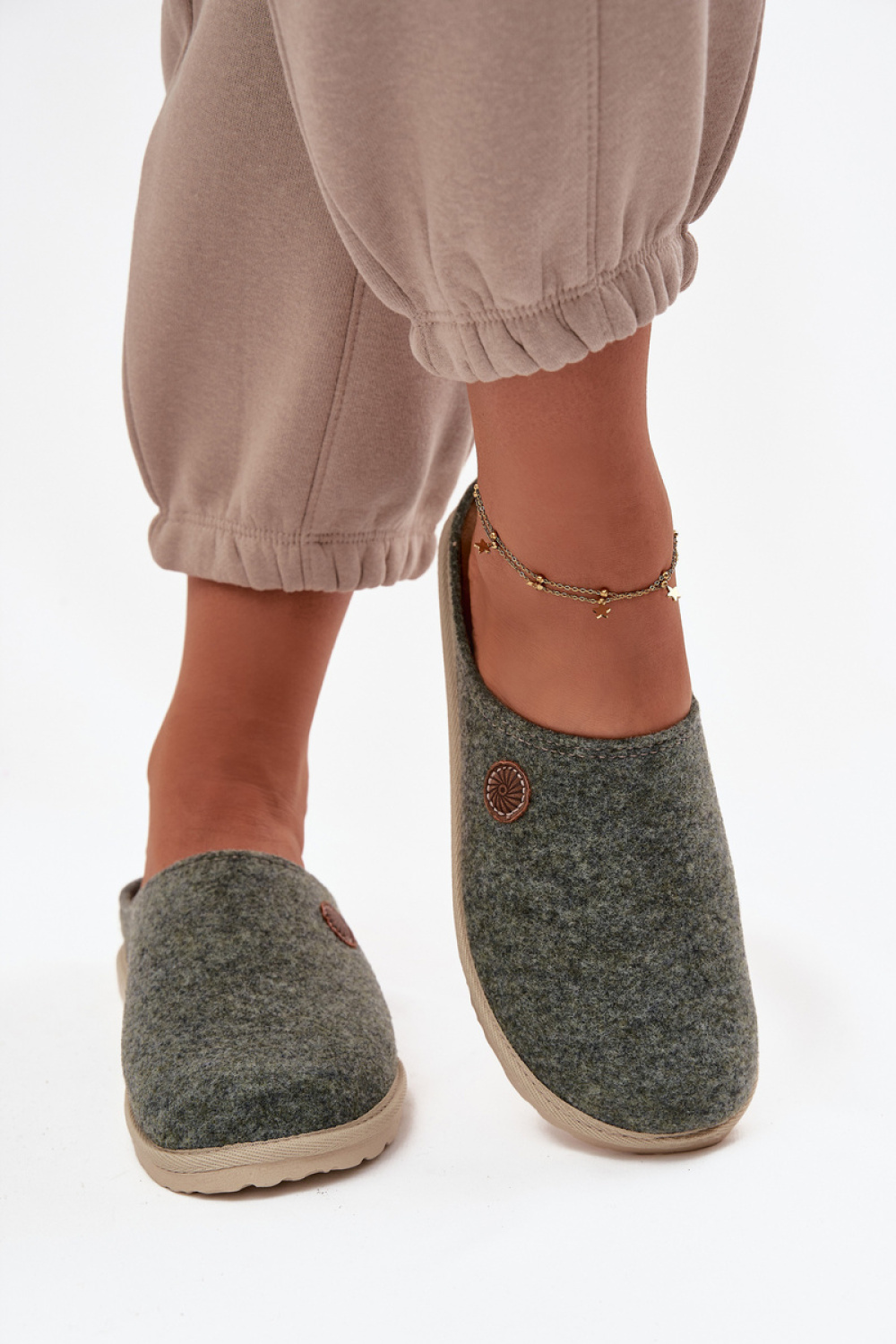 Kapcie Model Inblu CS000047 Green - Step in style - obrazek 3