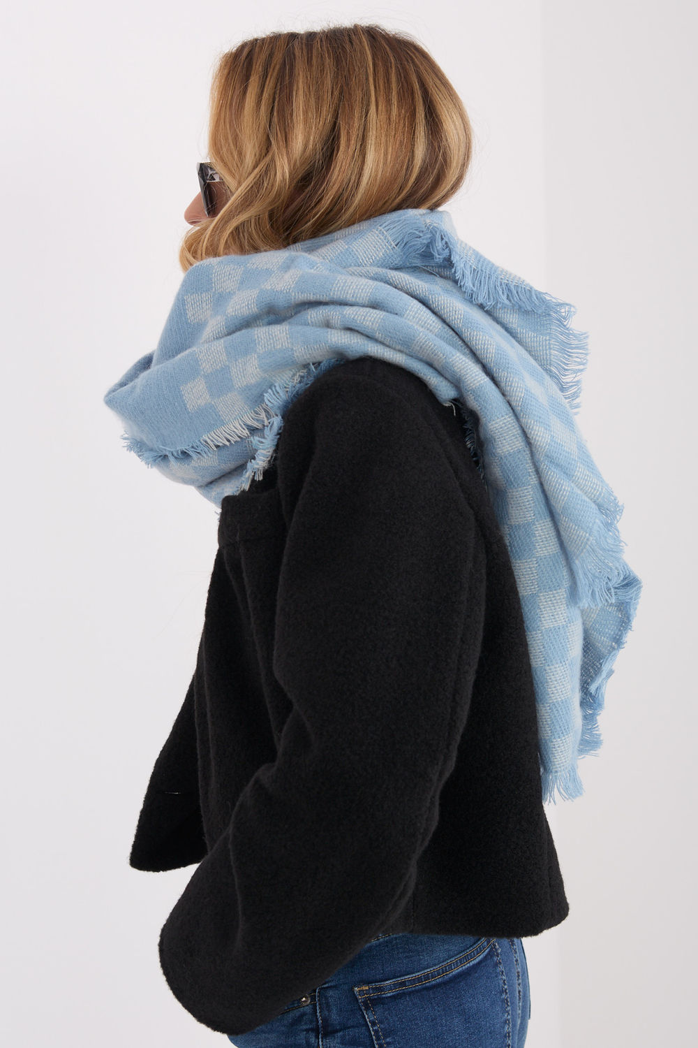 Szalik Model AT-SZ-16501.03 Light Blue - AT - obrazek 4