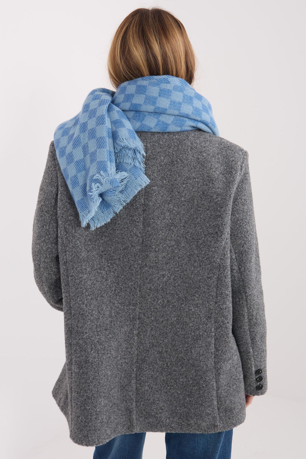 Szalik Model AT-SZ-16501.06 Light Blue - AT - obrazek 3