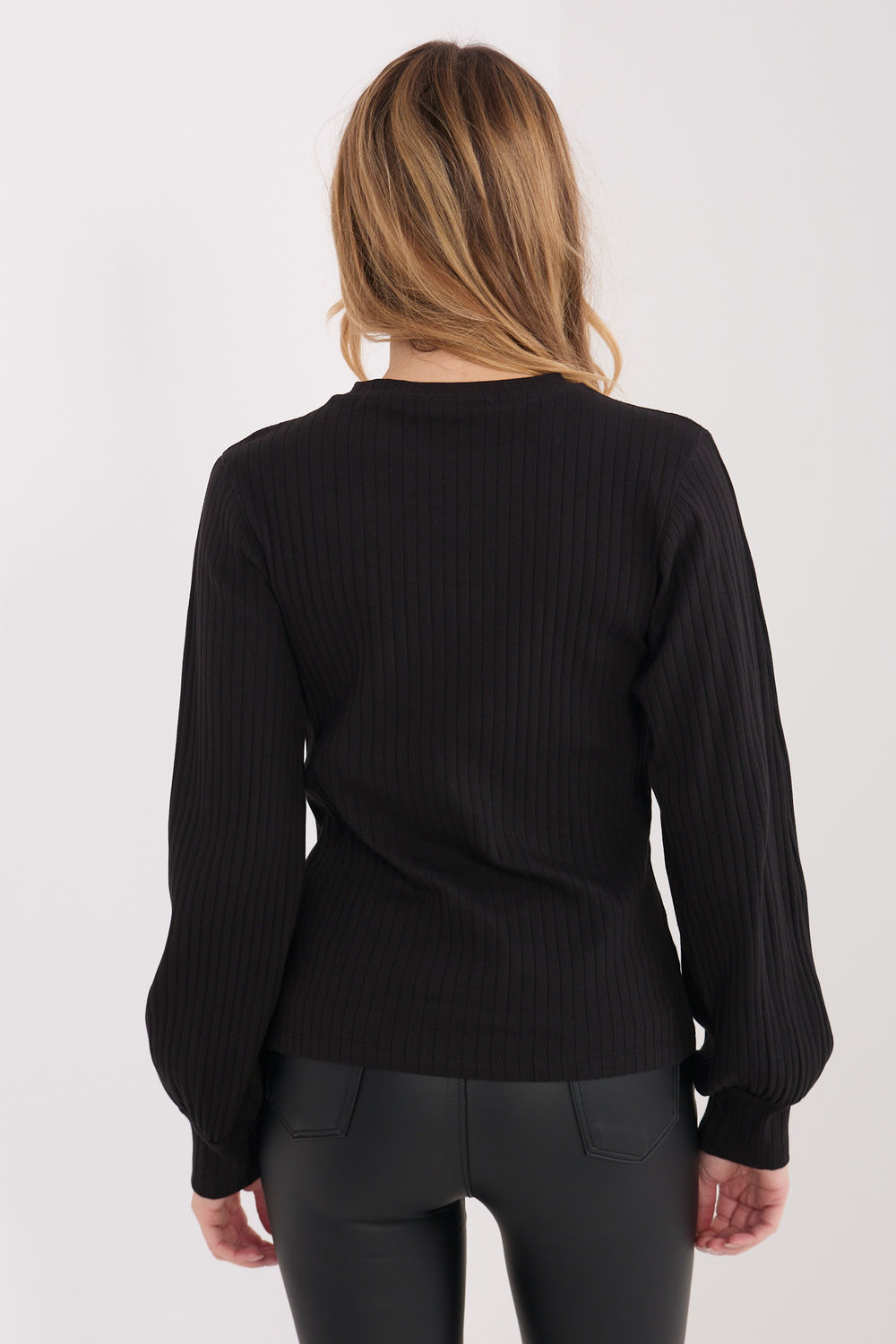 Bluzka Model RV-BZ-A1051.96 Black - Rue Paris - obrazek 3