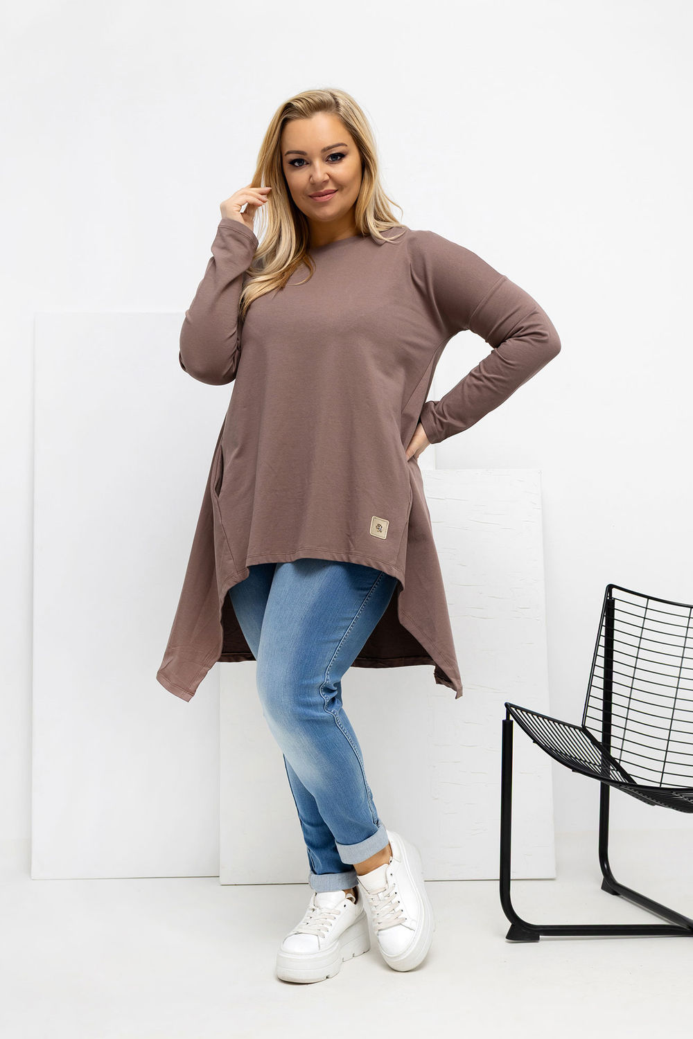 Tunika Model RV-TU-5042.09X Light Brown - Relevance - obrazek 2