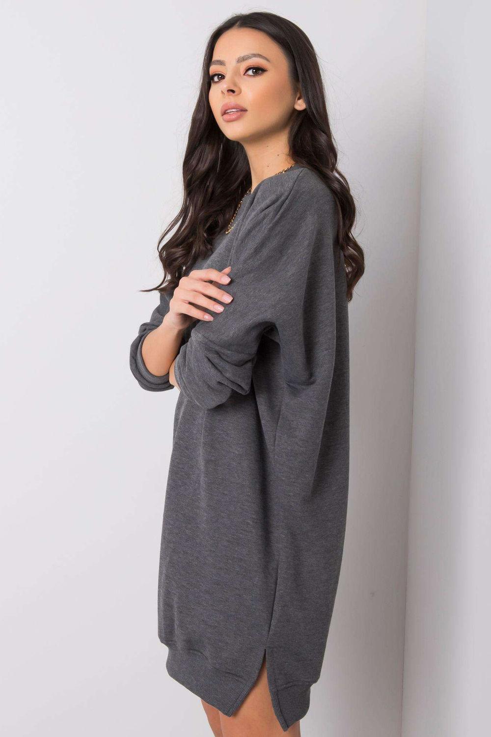 Sukienka Model RV-SK-6019.67 Dark Grey - Relevance - obrazek 2