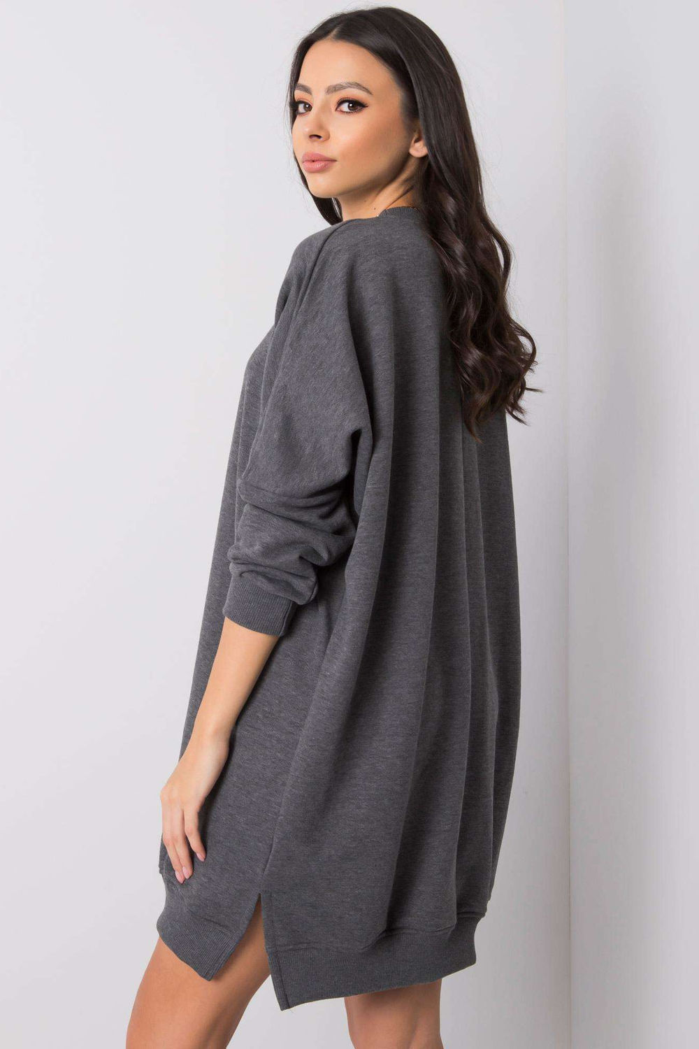 Sukienka Model RV-SK-6019.67 Dark Grey - Relevance - obrazek 3