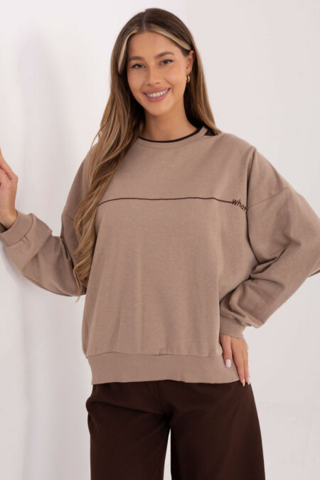 Bluza Damska Model RV-BL-A940.60 Dark Beige - Relevance