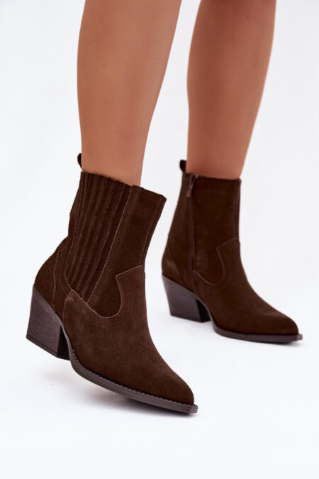 Botki Model Dylira 6350 Czekolada - Step in style