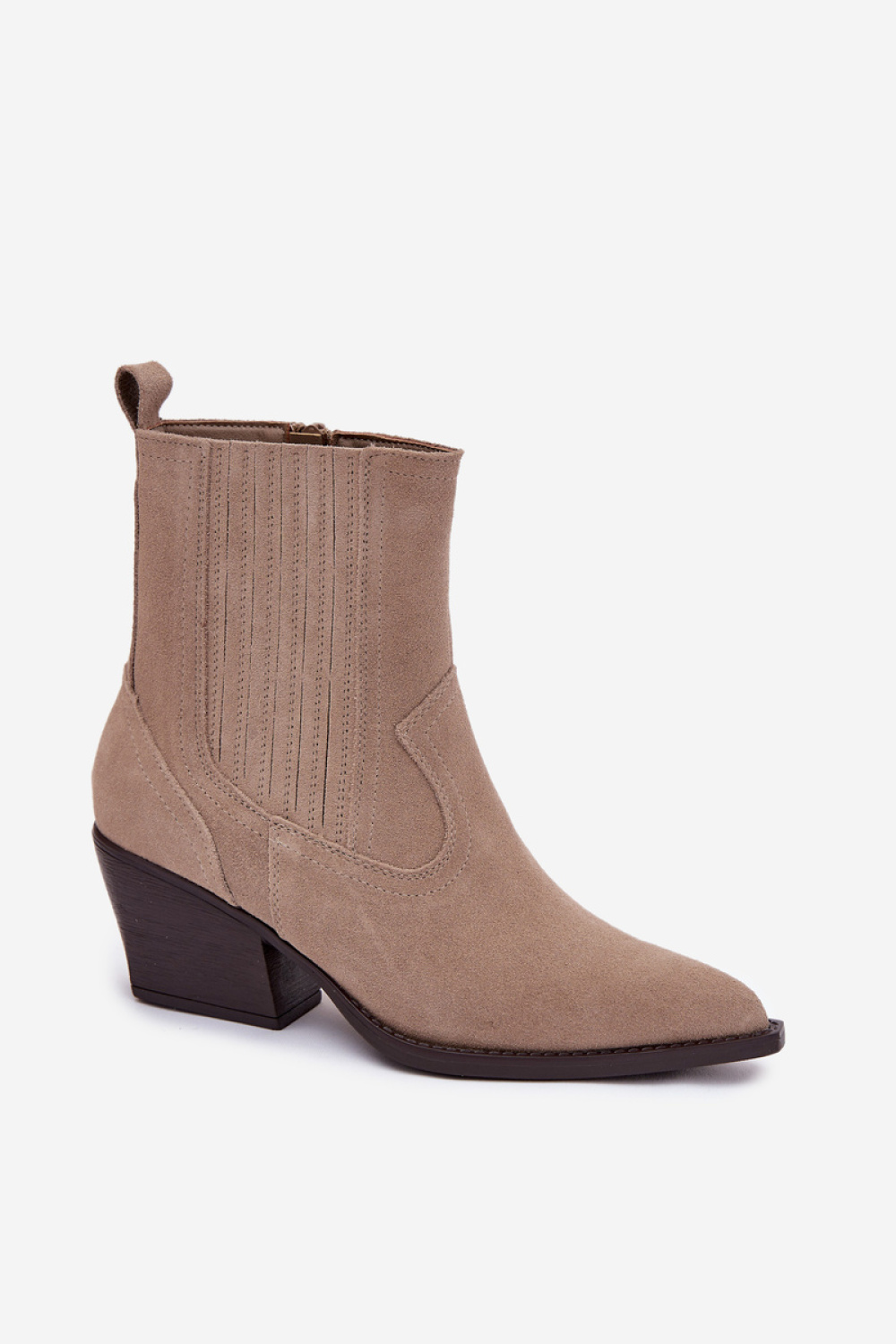 Botki Model Dylira 6350 Beige - Step in style - obrazek 2