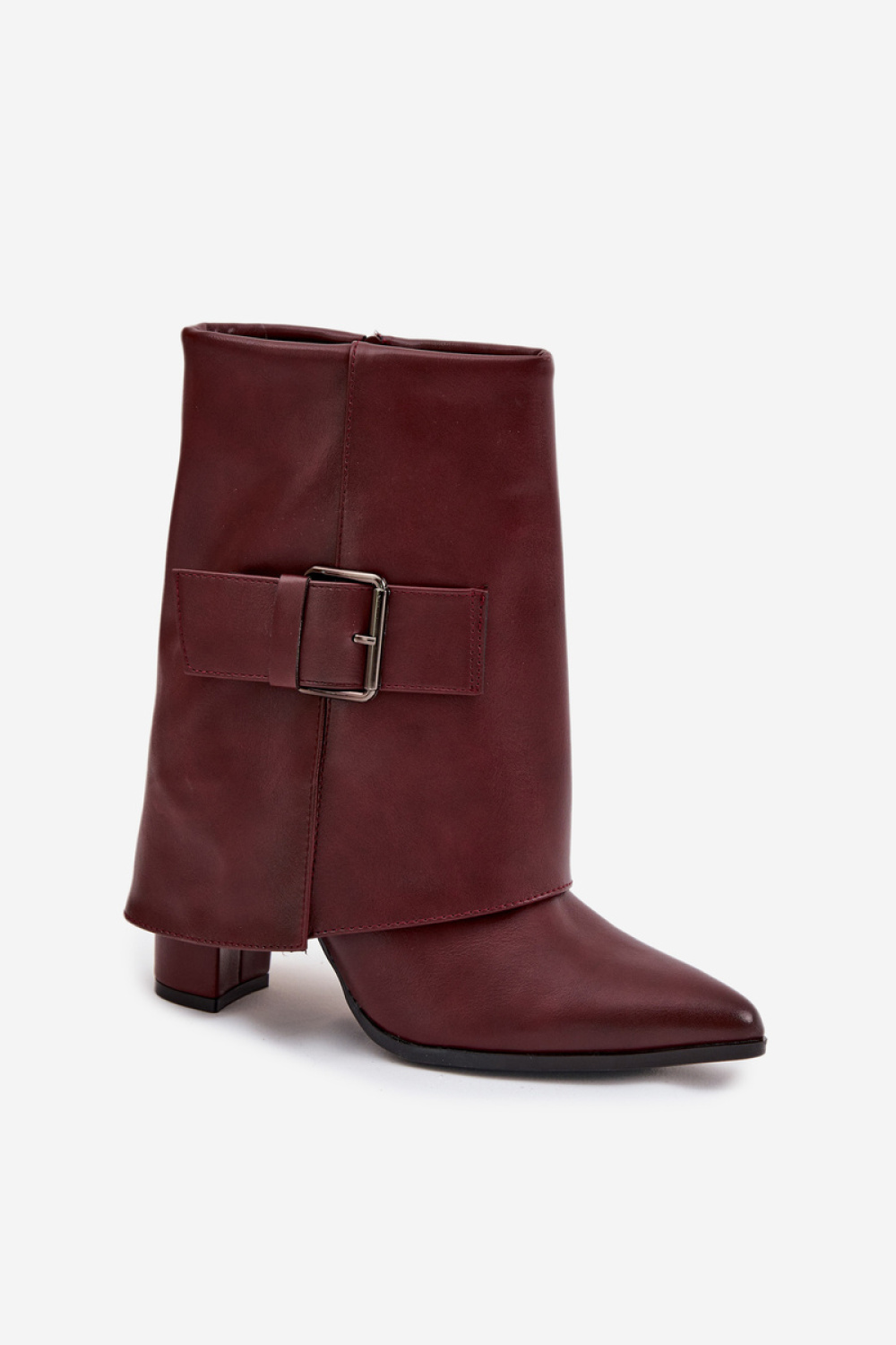 Botki Model Ylenara DA162P Bordo - Step in style - obrazek 2