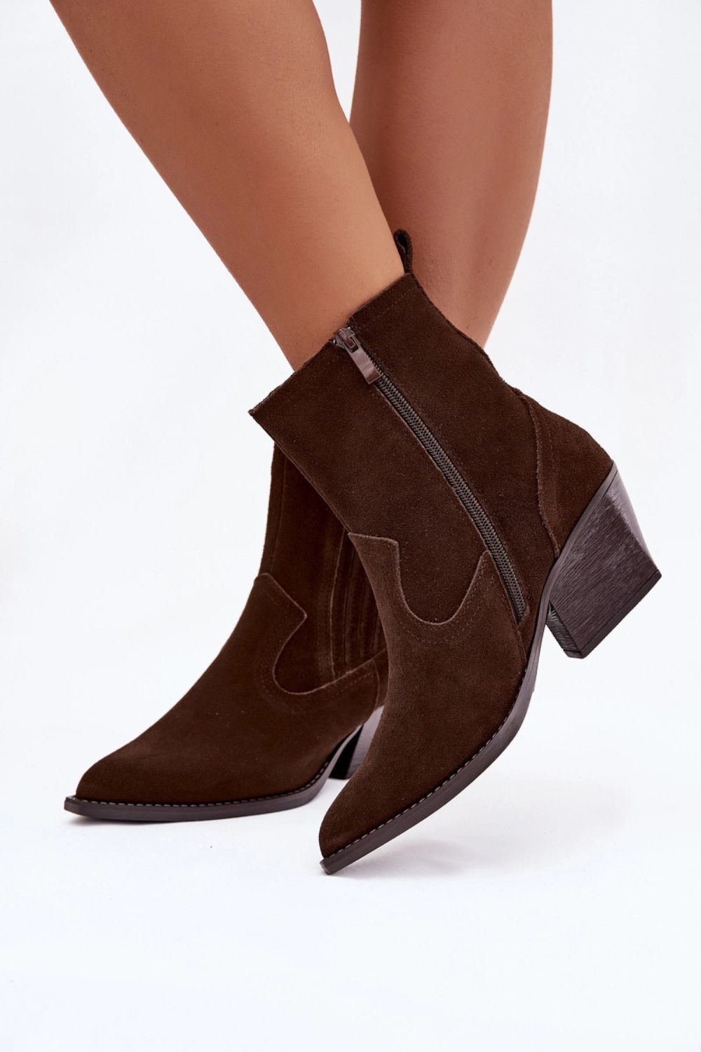 Botki Model Dylira 6350 Czekolada - Step in style - obrazek 3