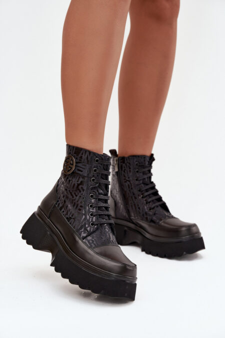 Botki Model Artiker 57C2273 Black - Step in style
