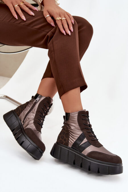 Botki Model Vinceza 58562 Brown - Step in style