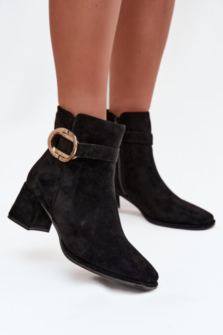 Botki Model Calissa 77-484 Black - Step in style