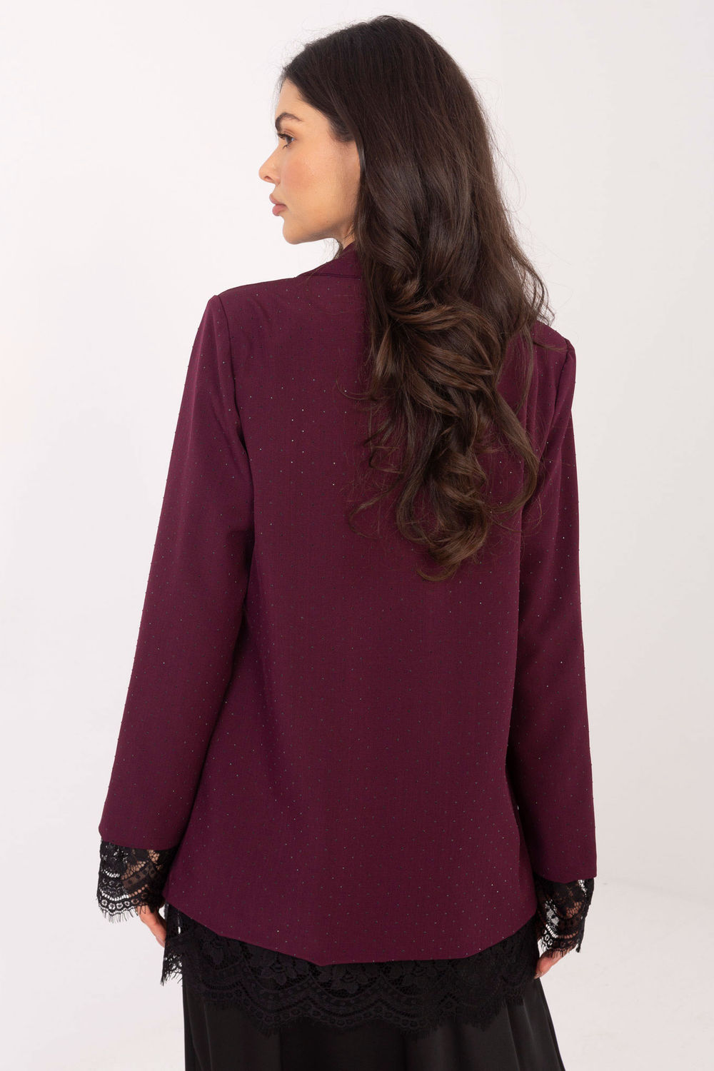 Marynarka Model IT-MA-FL9916-1.07P Dark Red - Italy Moda - obrazek 3