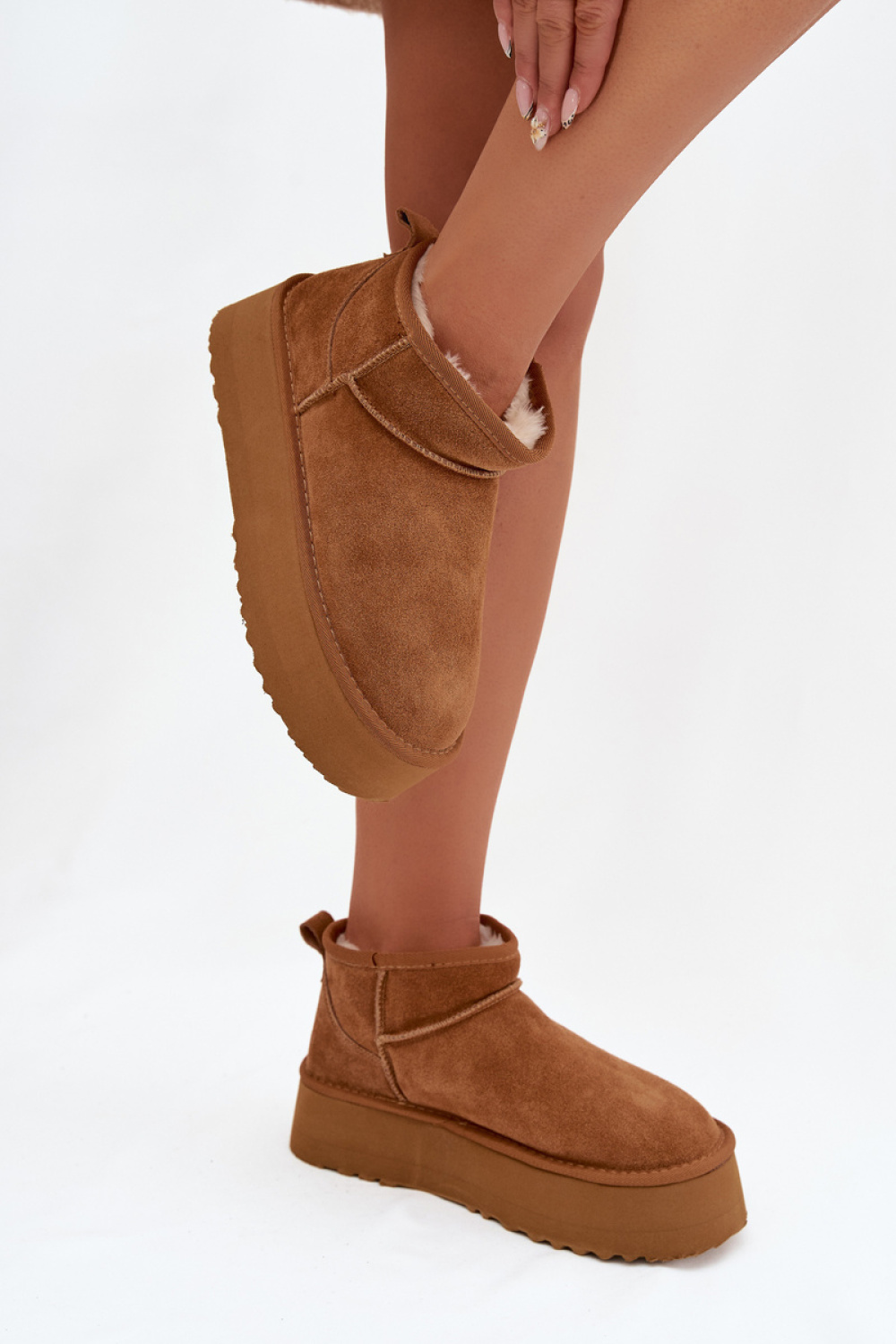 Śniegowce Model Mairene 6391 Camel - Step in style - obrazek 3