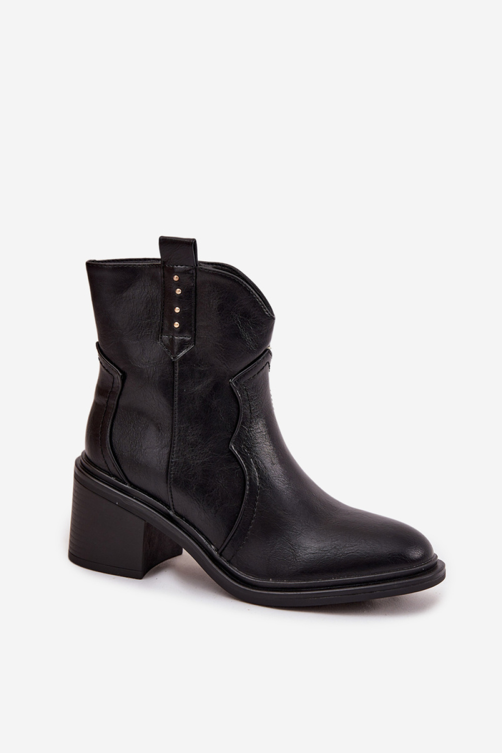 Botki Model Iverly D8255 Black - Step in style - obrazek 2