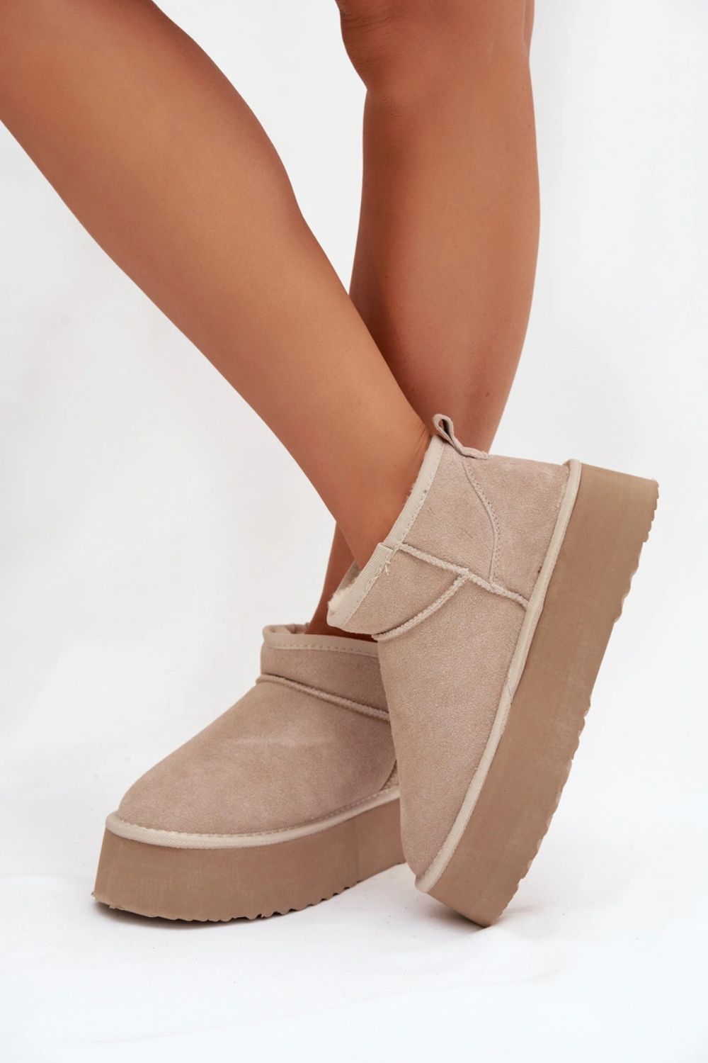 Śniegowce Model Mairene 6391 Beige - Step in style - obrazek 2