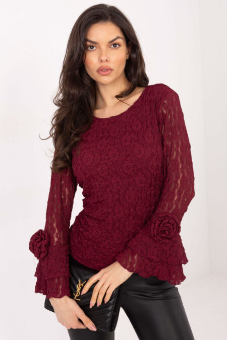 Bluzka Model IT-BZ-22122.85 Bordo - Italy Moda
