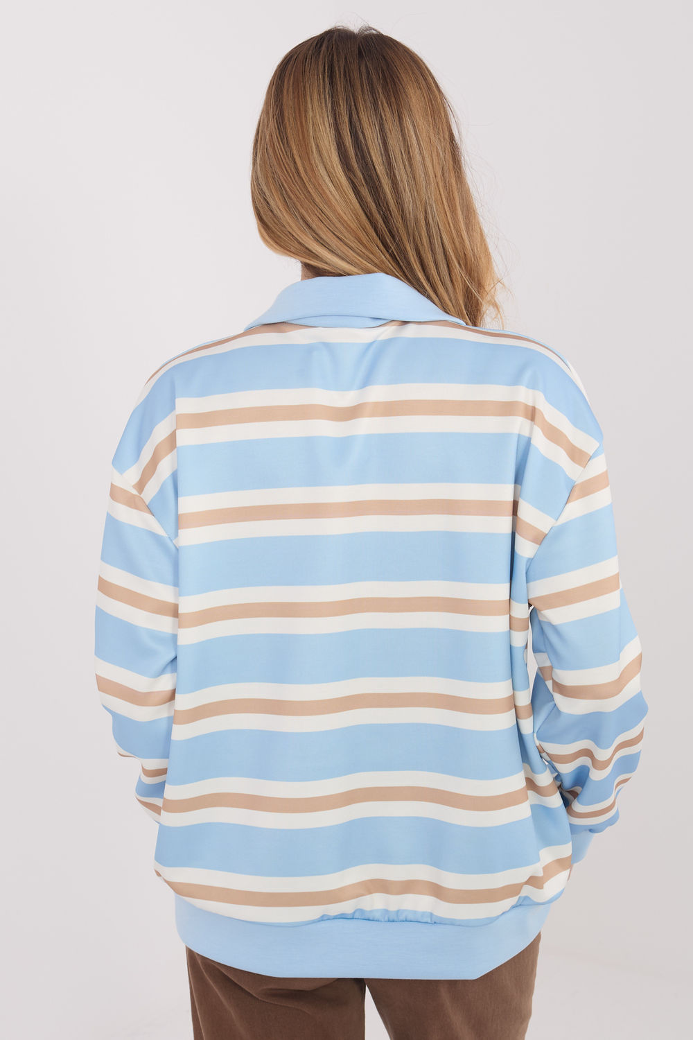 Bluza Damska Model IT-BZ-9981-1.08 Light Blue - Italy Moda - obrazek 3