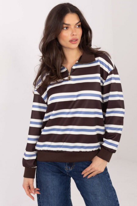 Bluza Damska Model IT-BZ-9981-1.08 Dark Brown - Italy Moda