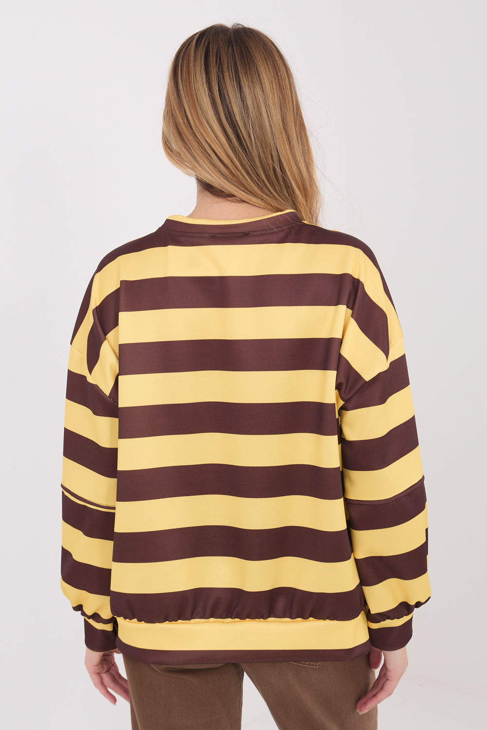 Bluza Damska Model IT-BL-9780.26 Brown - Italy Moda - obrazek 3