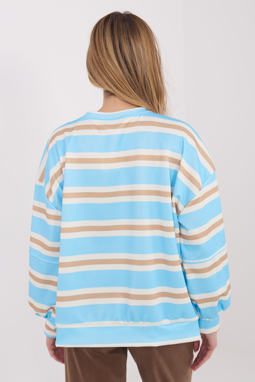 Bluza Damska Model IT-BL-9780-1.48 Light Blue - Italy Moda - obrazek 3