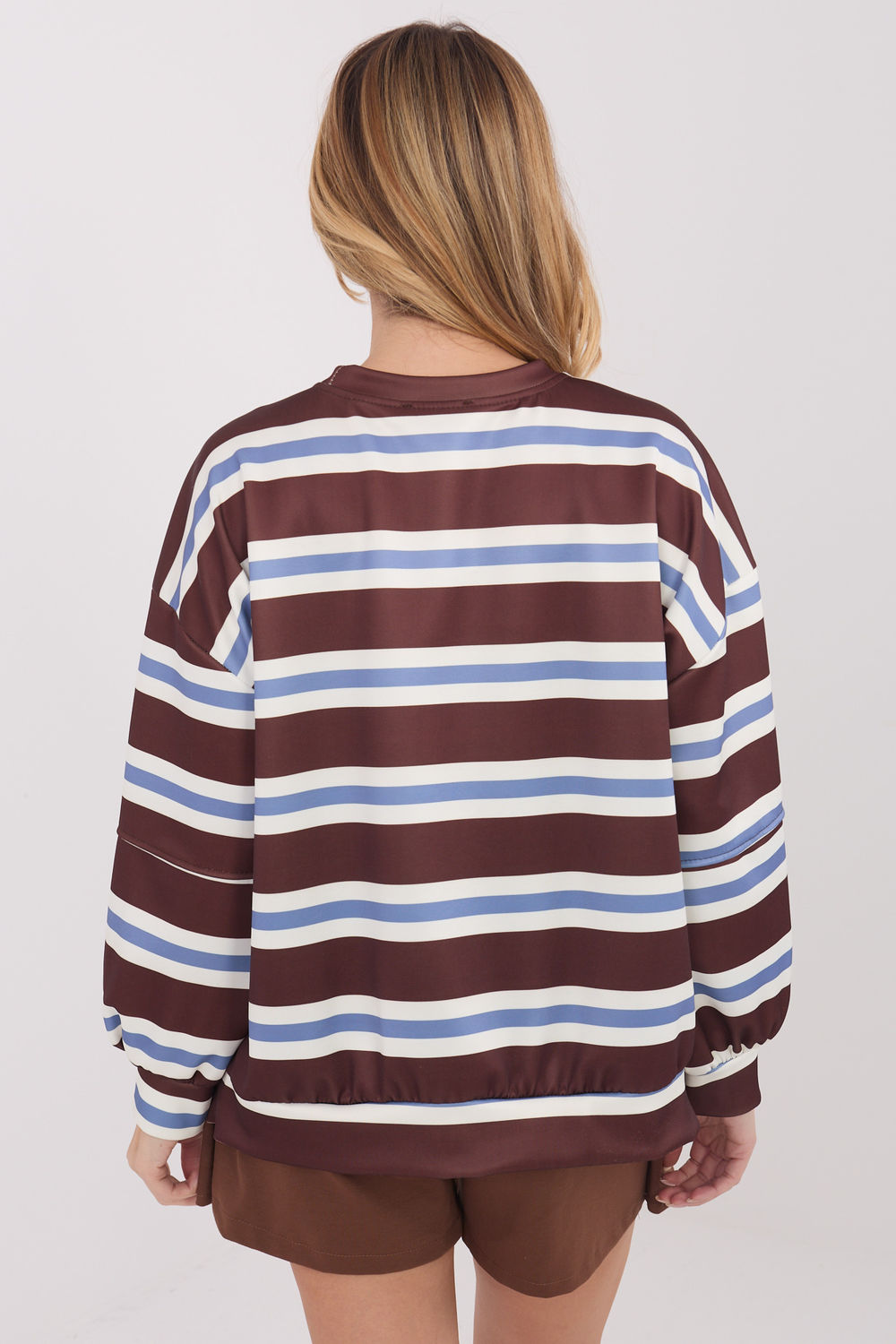 Bluza Damska Model IT-BL-9780-1.48 Dark Brown - Italy Moda - obrazek 3