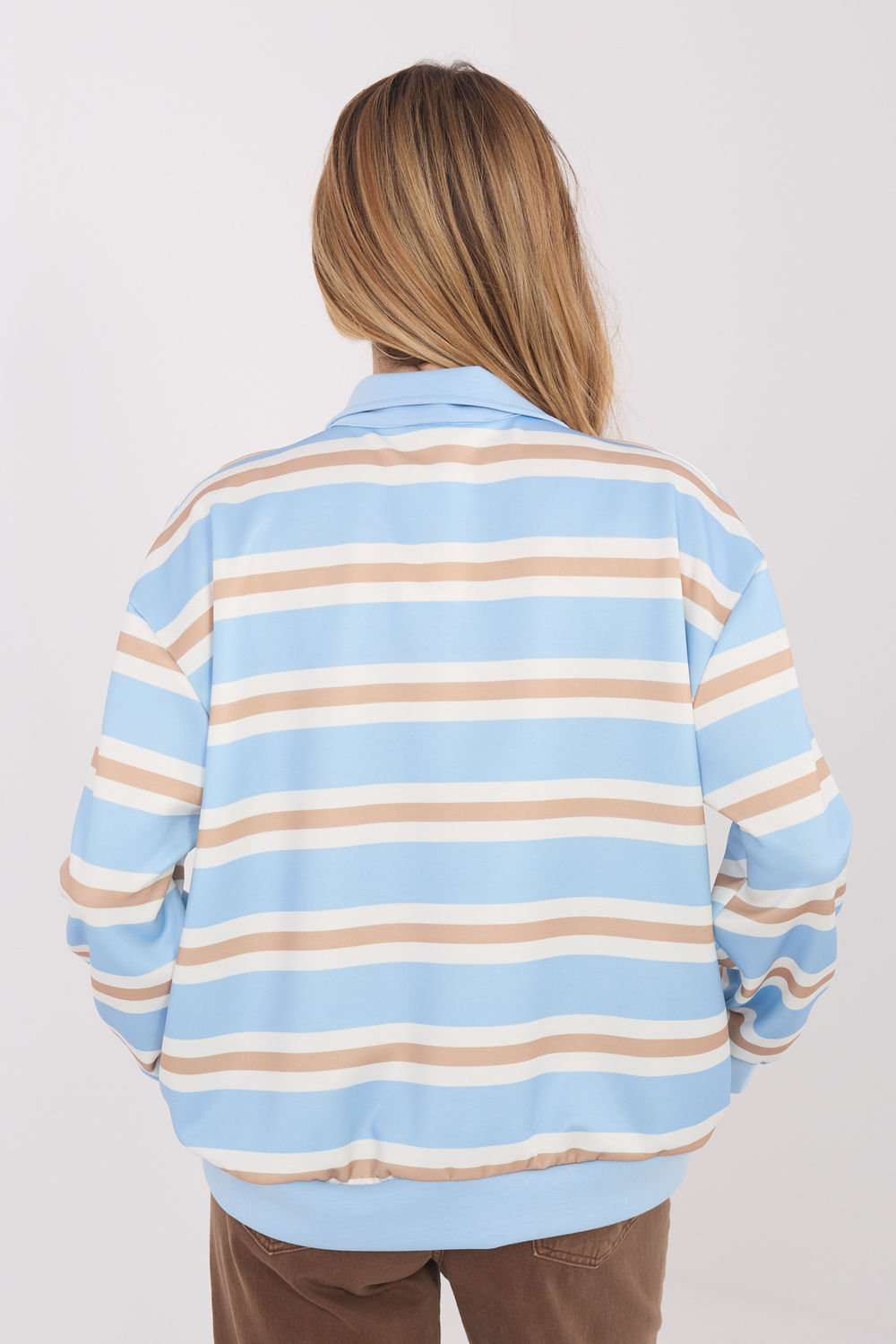 Bluza Damska Model IT-BZ-9980-1.19 Light Blue - Italy Moda - obrazek 3