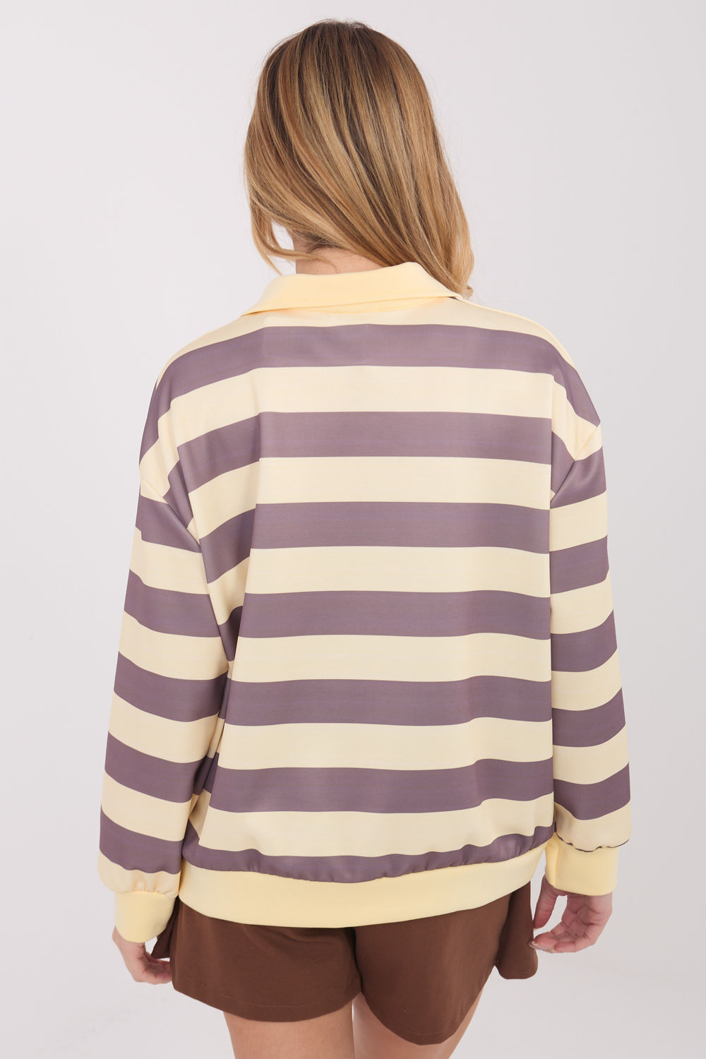 Bluza Damska Model IT-BZ-9980.16 Light Yellow - Italy Moda - obrazek 3