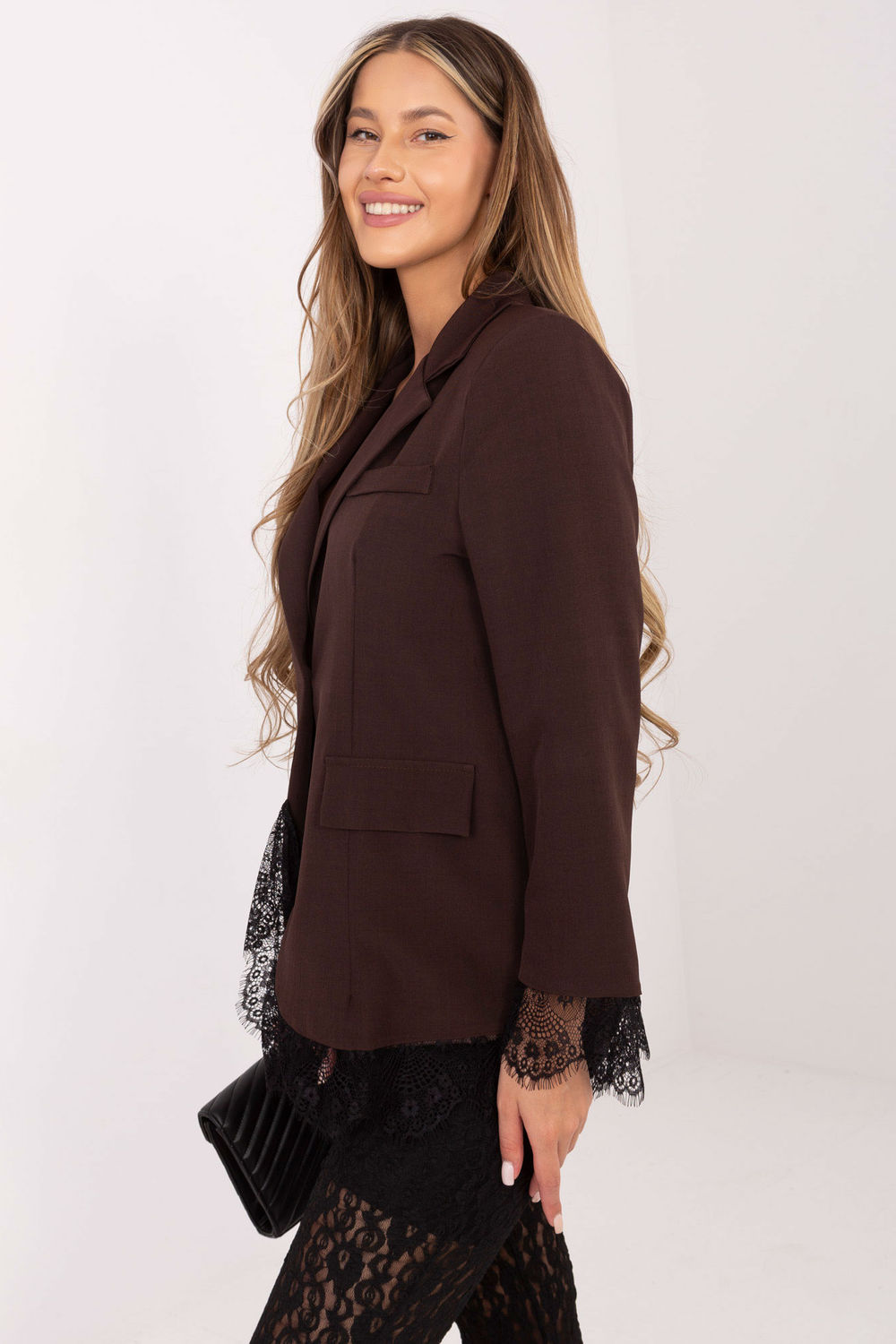 Marynarka Model MI-MA-A5288.68 Brown - Italy Moda - obrazek 4