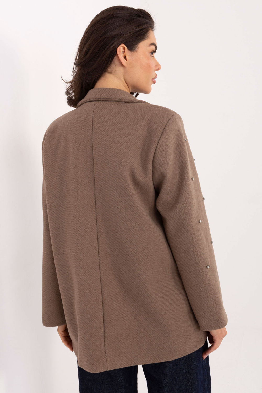 Marynarka Model IT-MA-18365.97 Dark Beige - Italy Moda - obrazek 3