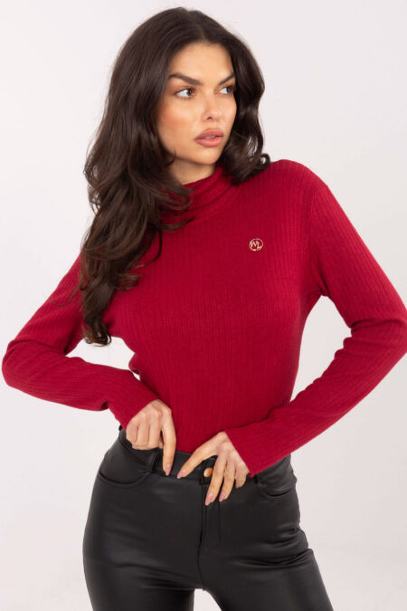 Golf Damski Model LK-SW-510184.01P Bordo - Lakerta