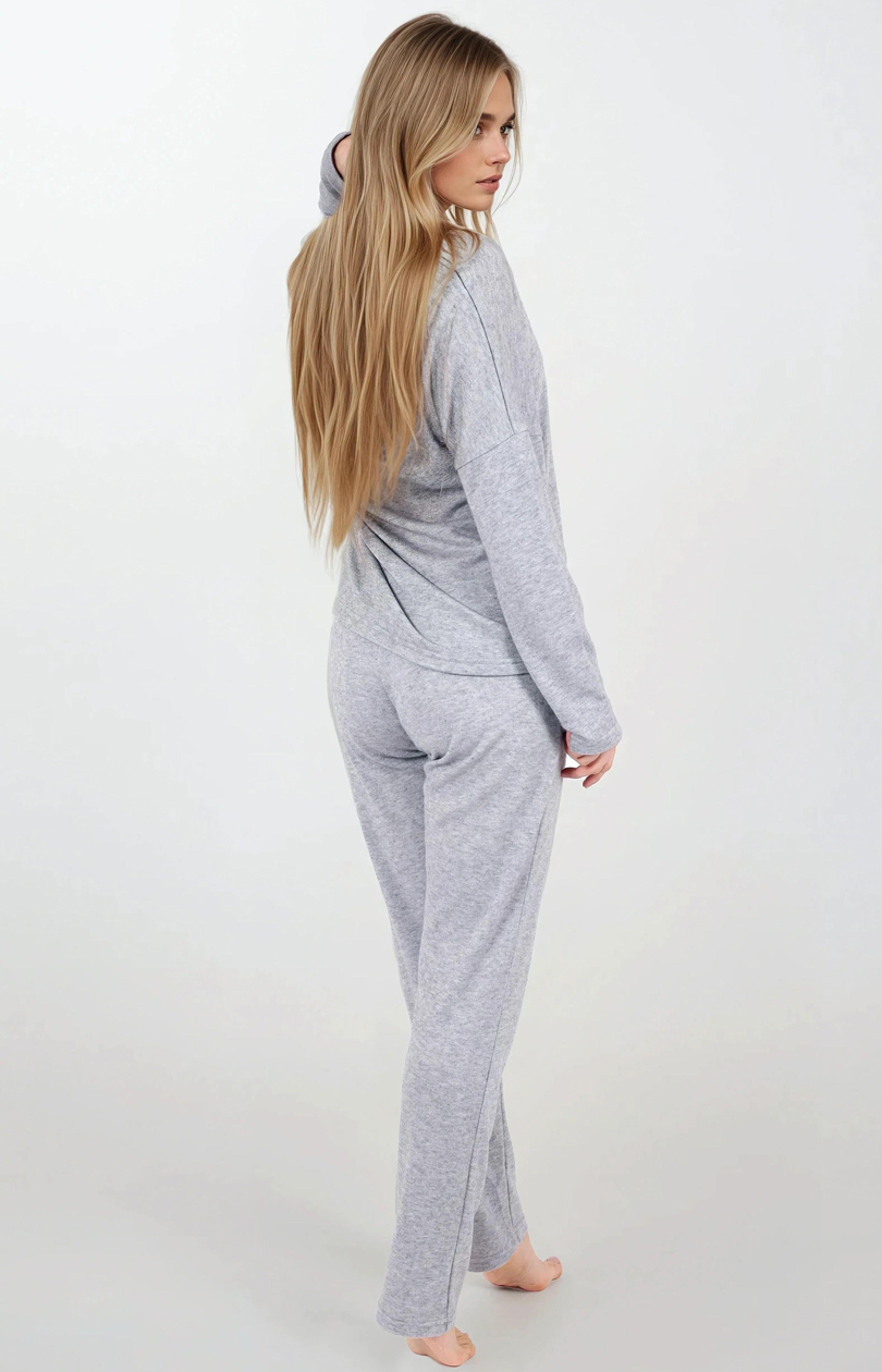 Piżama Komplet Model Comfort Zone 213205 Grey - Momenti Per Me - obrazek 5
