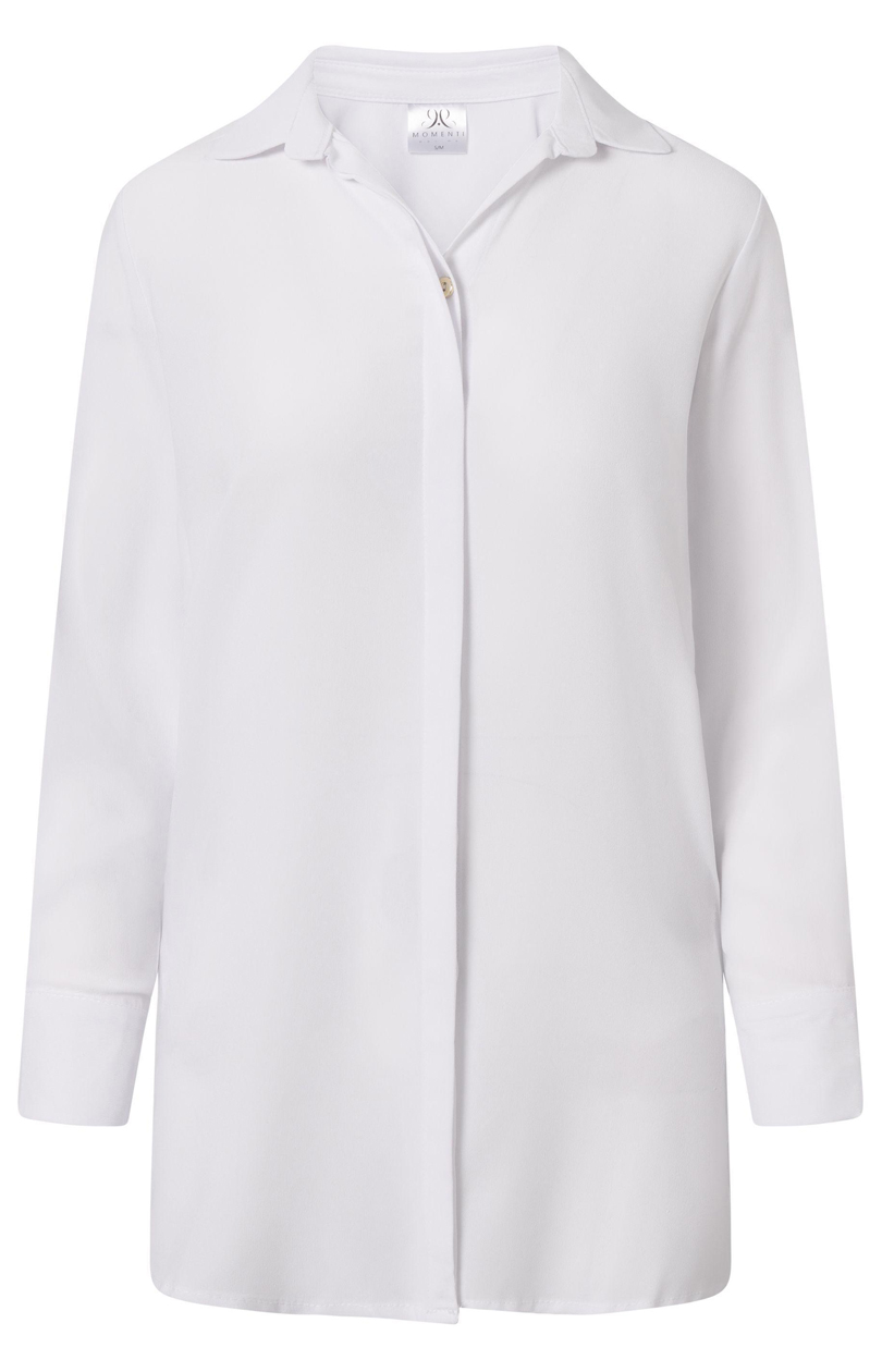 Koszulka nocna Koszula Nocna Model Bella 178897 White/Gold - Momenti Per Me - obrazek 4