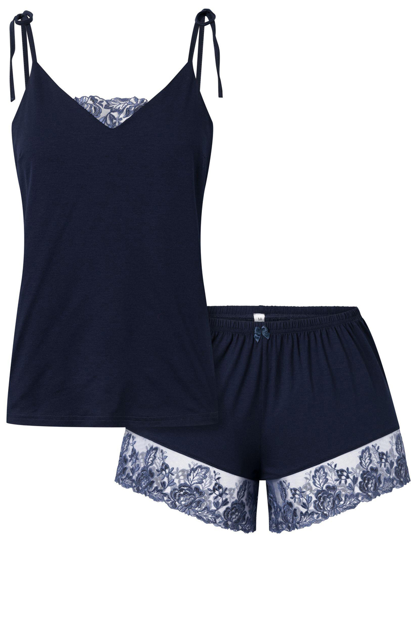 Piżama Damska Model Daphne 172555 Navy - Momenti Per Me - obrazek 5