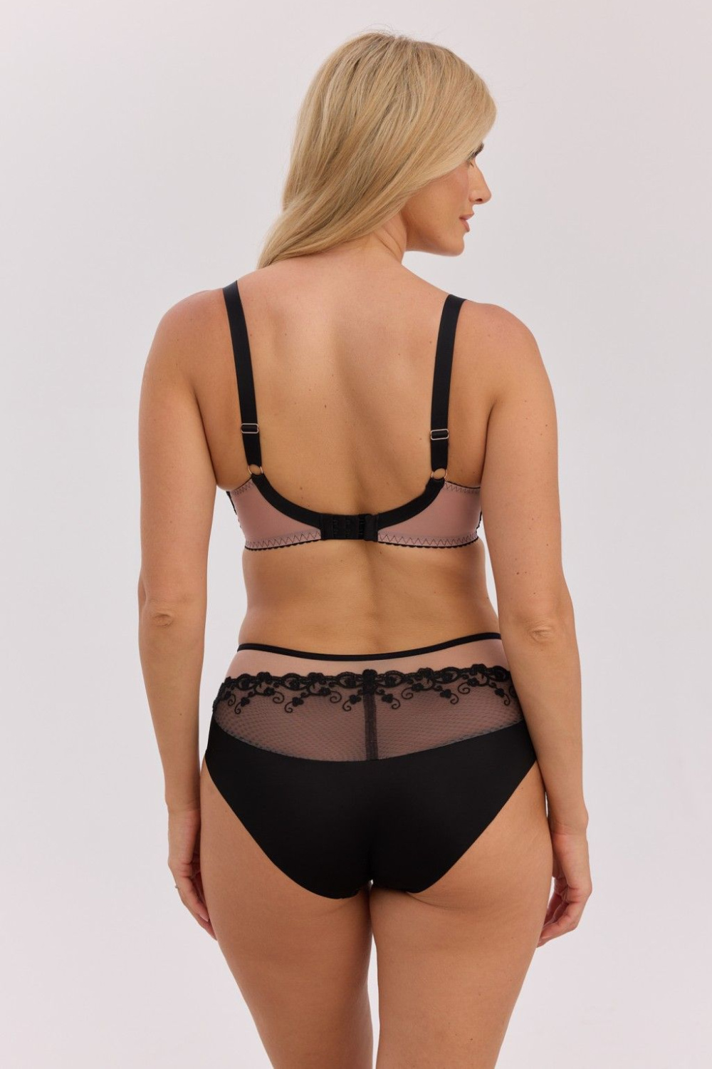 Biustonosz Soft Biustonosz Semi-Soft Model Fatma 1374 Black - Gaia - obrazek 3