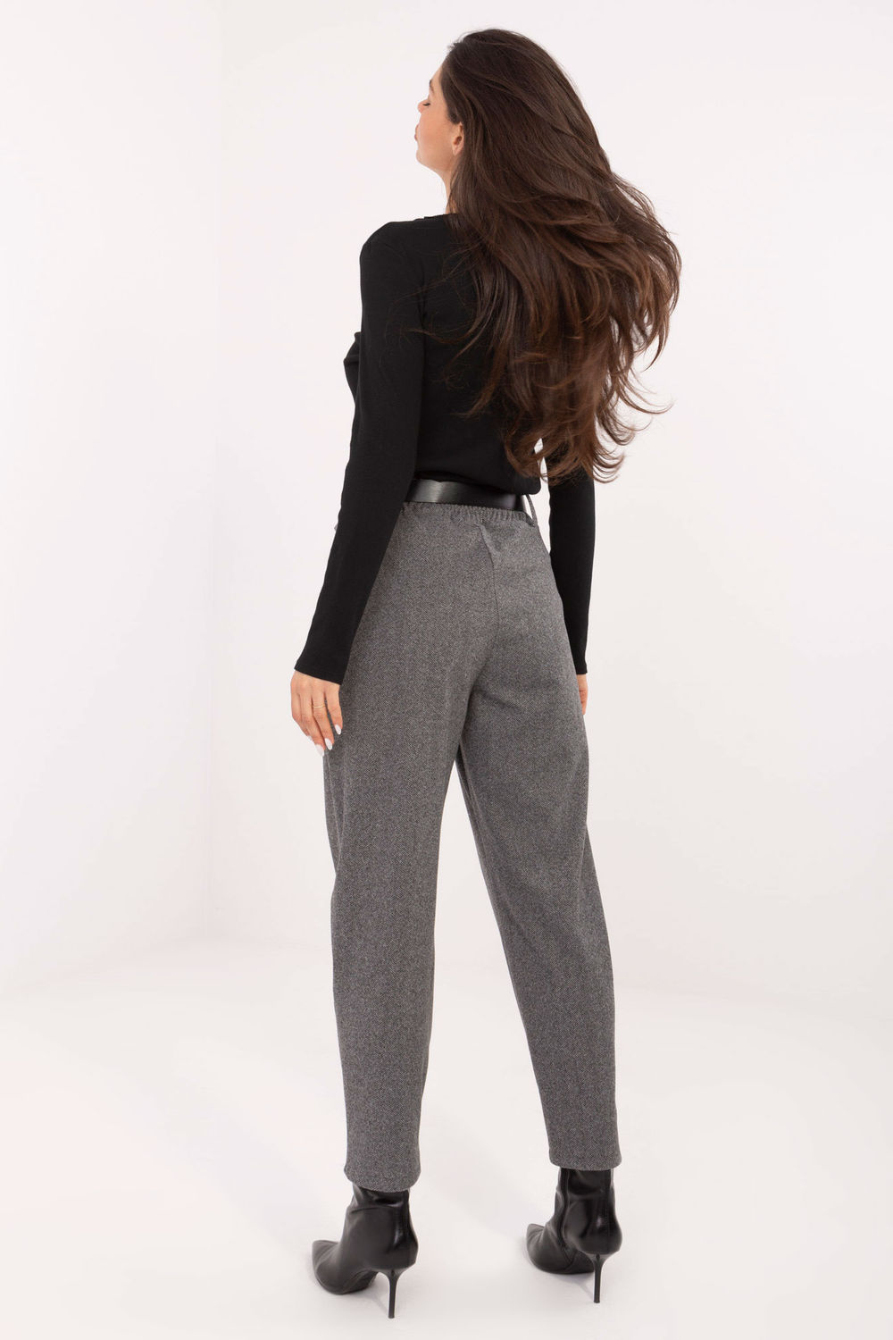 Spodnie Damskie Model IT-SP-FL9767.81 Dark Grey - Rue Paris - obrazek 3