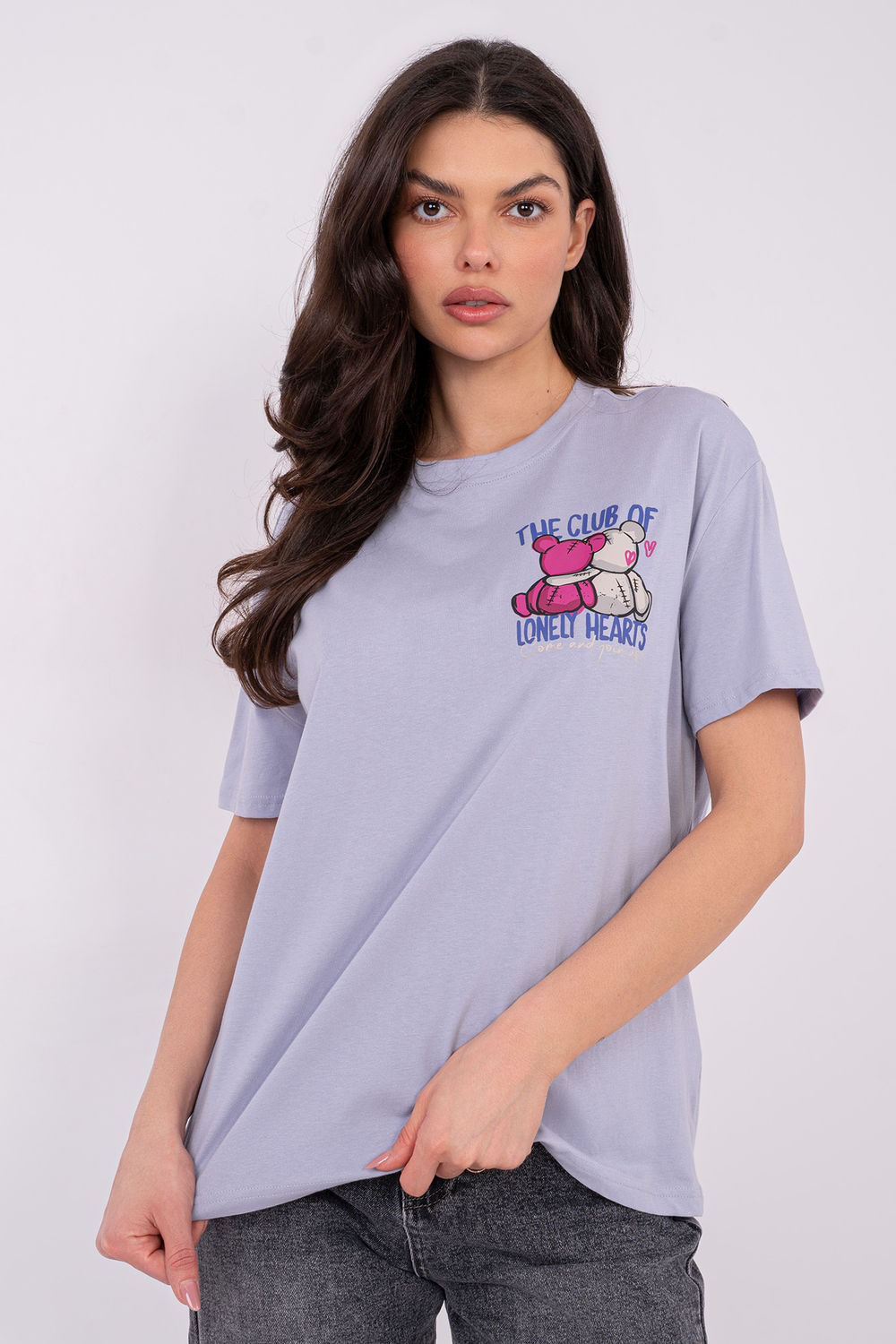 Tshirt Damski Model D12022AH02645Y Light Violet - Sublevel
