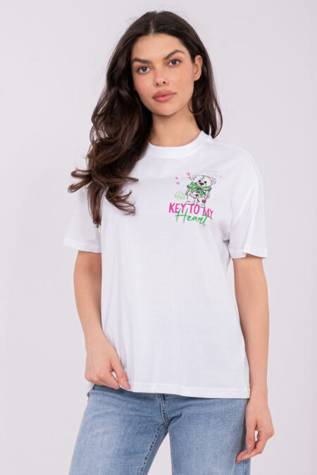 Tshirt Damski Model D12022AH02645Y White - Sublevel