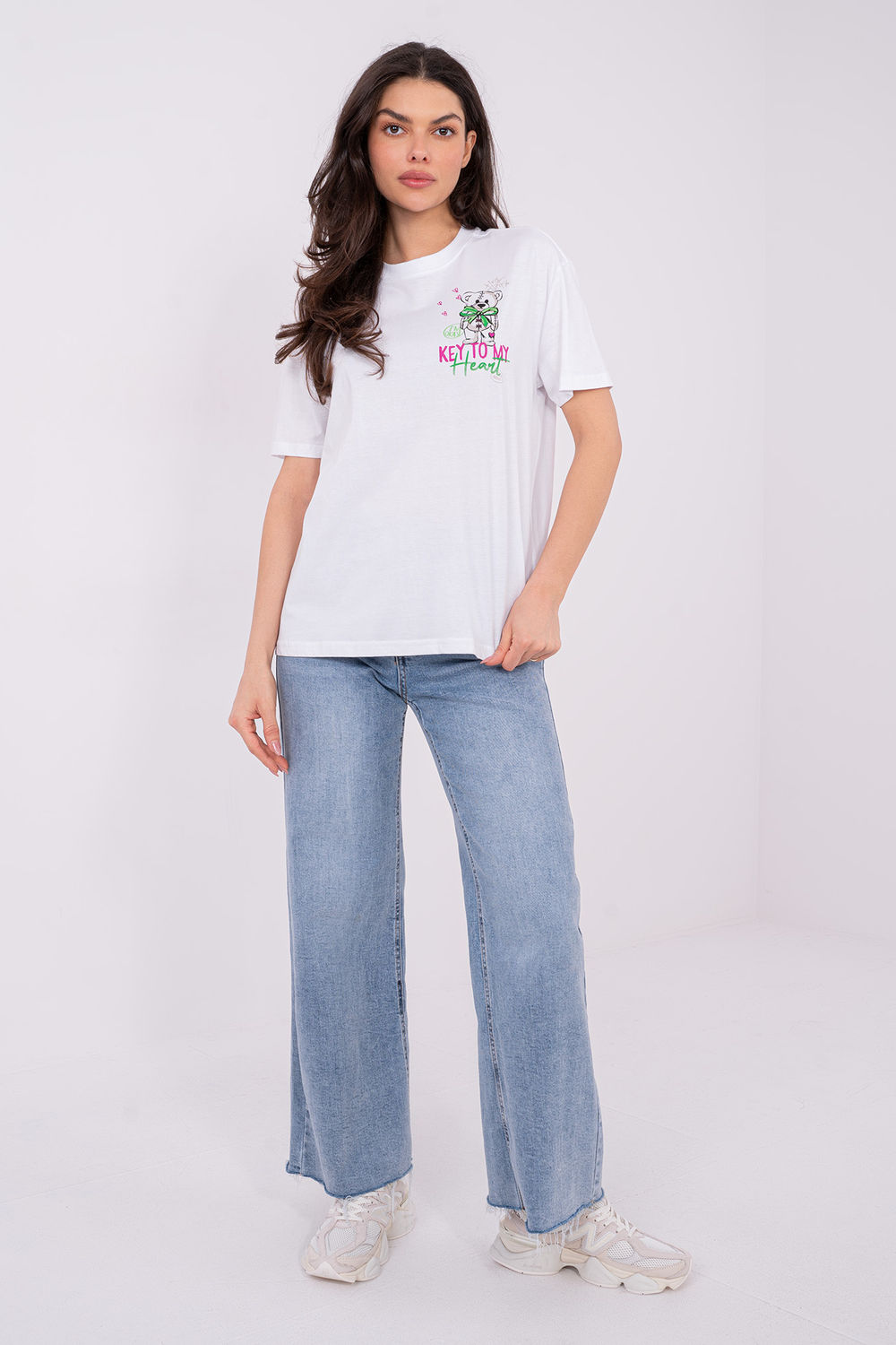 Tshirt Damski Model D12022AH02645Y White - Sublevel - obrazek 2