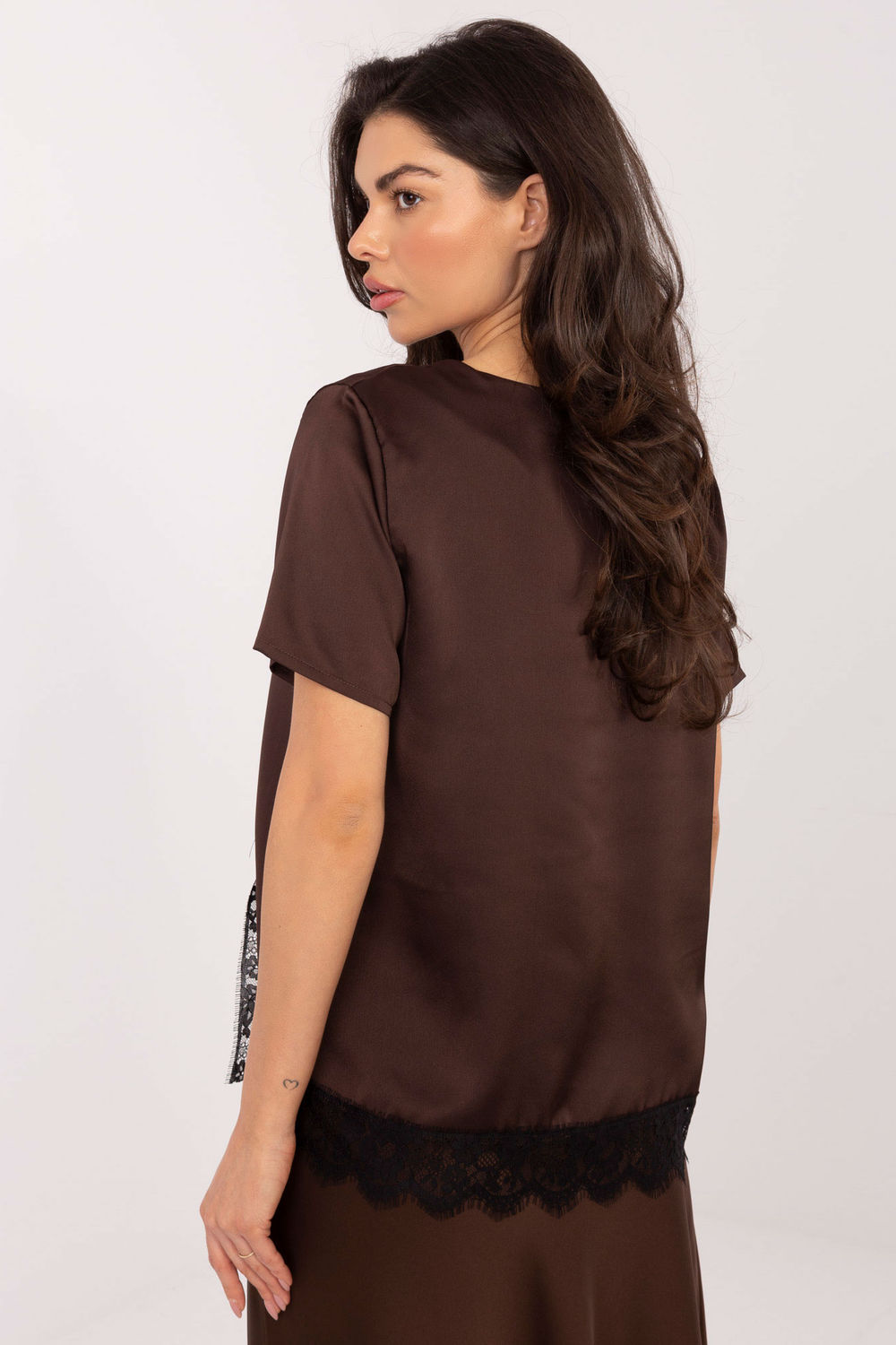 Bluzka Model MI-BZ-3297.28 Brown - Italy Moda - obrazek 3