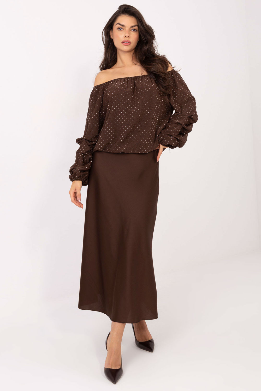 Bluzka Model MI-BZ-61572.27P Brown - Italy Moda - obrazek 2