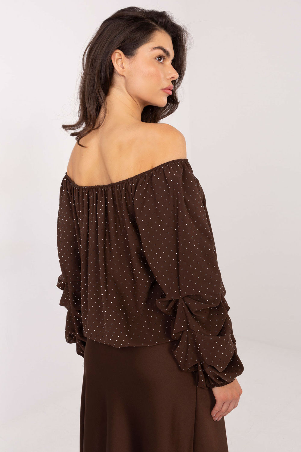 Bluzka Model MI-BZ-61572.27P Brown - Italy Moda - obrazek 3