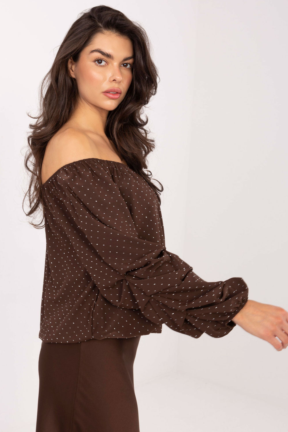 Bluzka Model MI-BZ-61572.27P Brown - Italy Moda - obrazek 4
