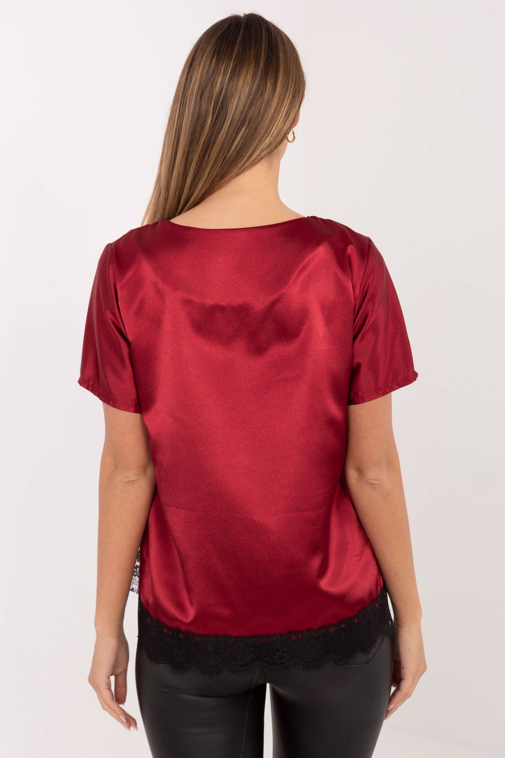 Bluzka Model MI-BZ-3297.28 Bordo - Italy Moda - obrazek 3
